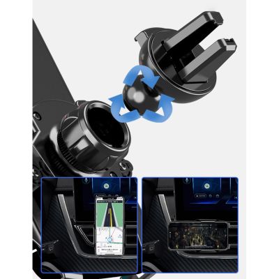 7. Uniwersalny grawitacyjny uchwyt samochodowy ciemnoszary (YC05)