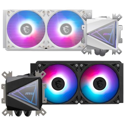 3. MSI MAG Coreliquid I240 Obudowa komputera Chłodnica cieczy all-in-one 12 cm Czarny 1 szt.