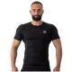 30. Rashguard krótki rękaw czarny BlackRS - S