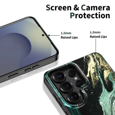 3. Etui Tech-Protect Lamano MagSafe na Samsung Galaxy S26 Ultra - czarno-zielone