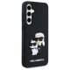 4. Etui Karl Lagerfeld 3D Rubber Karl&Choupette na Samsung Galaxy S24 FE - czarne