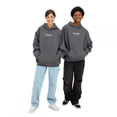 2. Yourturn bluza z kapturem unisex szara PO1950124C