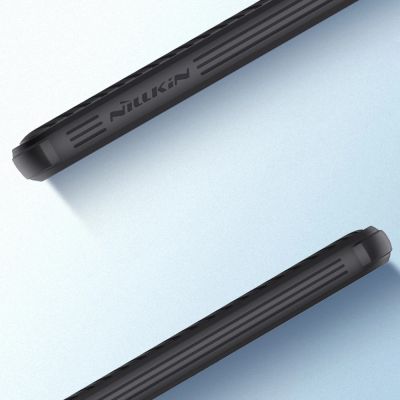 15. Nillkin CamShield Pro Case pancerne etui pokrowiec osłona na aparat kamerę Samsung Galaxy A73 niebieski