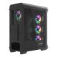 8. Obudowa NATEC Genesis Irid 505 ARGB NPC-1518 (ATX. Micro ATX. Mini ITX; kolor czarny)