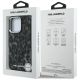 8. Etui Karl Lagerfeld IML Leopard Pattern MagSafe na iPhone 16 Pro Max - czarne