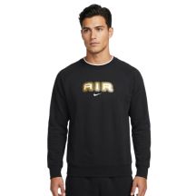 Bluza męska dresowa Nike Air Men's Fleece Crew-Neck Czarna - HM0177-010