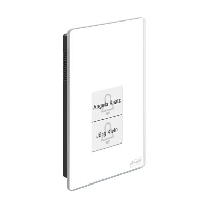 3. Terminal kontroli dostępu Auerswald TFS-Dialog 400 z czytnikiem linii papilarnych - biały