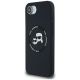 2. Etui Karl Lagerfeld Liquid Silicone Karl & Choupette Heads z MagSafe na iPhone 16e - czarne