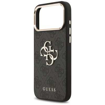 6. Etui Guess 4G Big 4G Classic Logo na iPhone 17 Pro Max - czarno-złoty