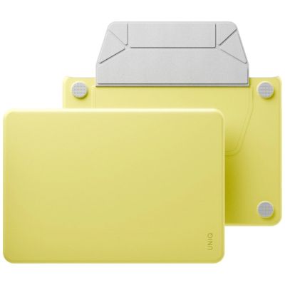 4. Etui UNIQ Lyden Versa na MacBook Neo - żółte