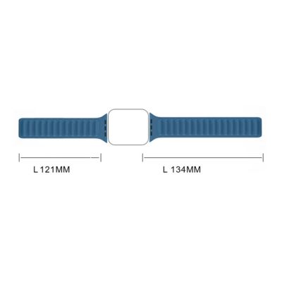 8. Pasek magnetyczny Magnetic Strap opaska bransoleta do Apple Watch 38 / 40 mm - niebieski