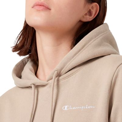 4. Bluza damska Champion Hoodie Sweatshirt beżowa 118404 MS041