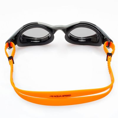 4. Okulary pływackie Aqua Speed Aquilo czarno-żółty 62649-75