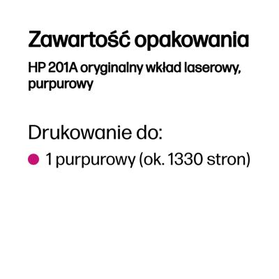 11. TONER CARTRIDGE 201A MAGENTA/.
