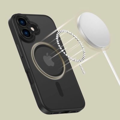 5. Etui Tech-Protect MagCam MagSafe na iPhone 16 - półprzezroczyste