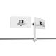 4. Durable 508523 uchwyt / stojak do monitorów 68,6 cm (27") Biurko Srebrny