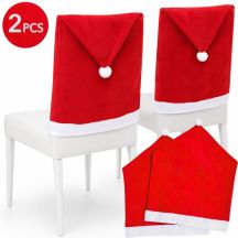 POKROWIEC NA KRZESŁO 48X60CM CZERWONY 2SZT