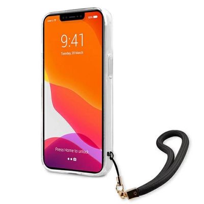 5. Etui Guess Camo Strap Collection na iPhone 13 - czarne