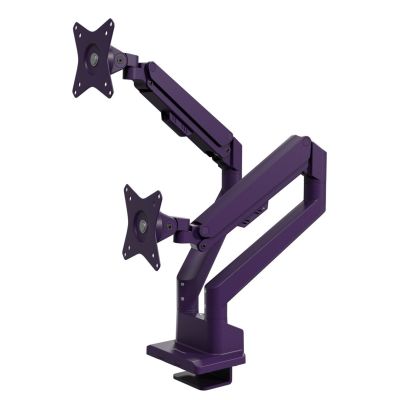 2. Arozzi AZ-ALZARE-NEO-DUO-PP uchwyt / stojak do monitorów 81,3 cm (32") Biurko Fioletowy