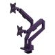 2. Arozzi AZ-ALZARE-NEO-DUO-PP uchwyt / stojak do monitorów 81,3 cm (32") Biurko Fioletowy