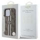 8. Etui Guess 4G Printed Stripes MagSafe na iPhone 16 Pro Max - brązowe