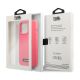 8. Etui Karl Lagerfeld Silicone Plaque na iPhone 13 Pro Max - fuksjowy
