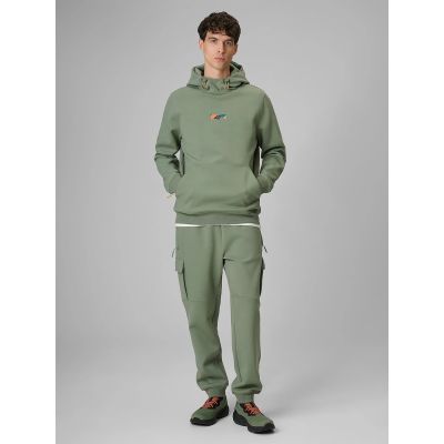 3. Bluza dresowa regular z kapturem męska 4F 4FRSS26TSWSM2894-44S