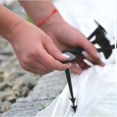 34. SZPILKI GROTY KOŁKI DO AGROWŁÓKNINY HARPOON PEG WYS. 12,5CM 50SZT