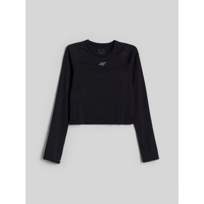 9. Longsleeve treningowy slim szybkoschnący damski 4F 4FWAW26TFLOF595-20S