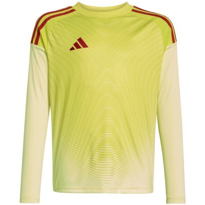 11. Koszulka bramkarska dla dzieci adidas Tiro 25 Competition Long Sleeve Jersey żółto-czerwona KJN2020