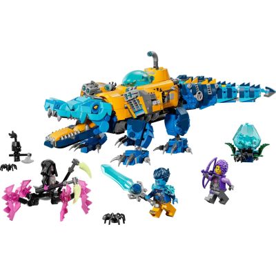 12. LEGO DREAMZzz 71512 Krokodylowa łódź podwodna
