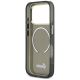 7. Etui Guess IML Script Metal MagSafe na iPhone 17 Pro - czarne