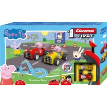 Carrera Tor wyścigowy First Świnka Peppa wyścigi mydelniczek 2,9m
