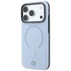 2. Etui Mercedes Leather 3D MagSafe na iPhone 18 Pro / 17 Pro - niebieskie