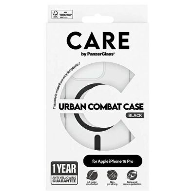 4. CARE by PanzerGlass Flagship Case iPhone 16 Pro 6.3"" czarny/black MagSafe 1346