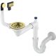 Syfon do zlewozmywaka granitowego 1-komorowego - Space-Saver