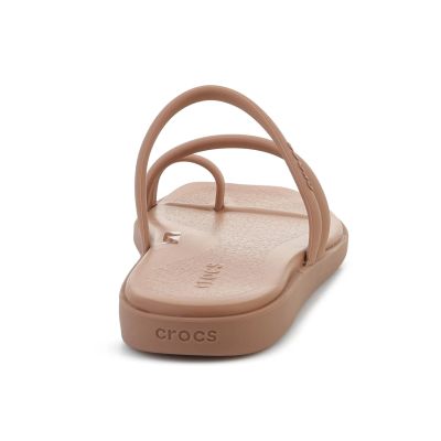 5. CROCS MIAMI TOE LOOP SANDAL W MILK CHOCOLATE 209862-2JJ