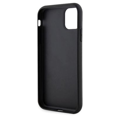 7. Etui Karl Lagerfeld Glitter Choupette Patch na iPhone 11 / Xr - czarne