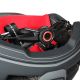 9. Kask rowerowy fullface dziecięcy Wozinsky z tylną lampką USB 52-56 cm - szary