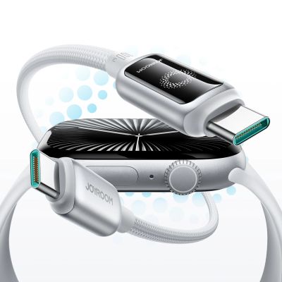 7. Kabel Joyroom S-A55 StarFlight 100W USB-C - USB-C 1,2m - biały