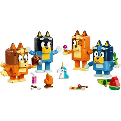 3. LEGO Bluey 11217 - Rodzina Blue z klocków