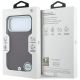 8. Etui BMW Sign Deboss Quilted Metal Logo MagSafe na iPhone 18 Pro Max / 17 Pro Max - bordowe