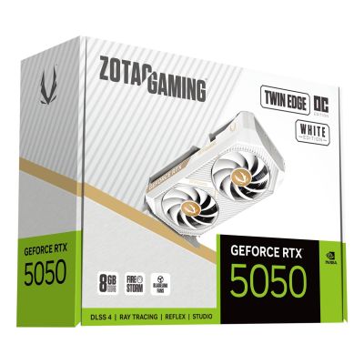 12. Karta graficzna ZOTAC GAMING GeForce RTX 5050 Twin Edge OC White