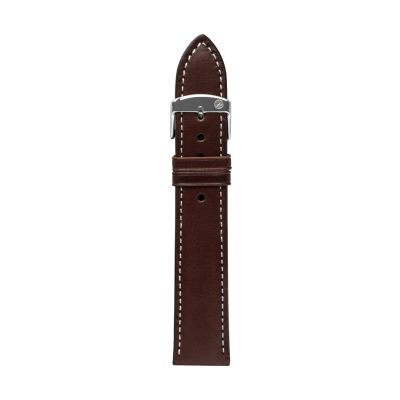 Pasek skórzany Zeppelin brązowy 22 mm