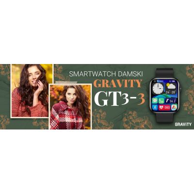 5. Smartwatch Damski Gravity GT3-3