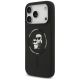 2. Etui Karl Lagerfeld Silicone Karl&Choupette Ring MagSafe do iPhone 17 Pro Max - czarne