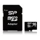 2. Karta pamięci Silicon Power microSDHC 16GB Class 10 + ADAPTER microSD-SD (SP016GBSTH010V10SP)