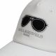 6. Czapka z daszkiem Karl Lagerfeld Paris Okulary Strapback Biała - L5WH7946-wht