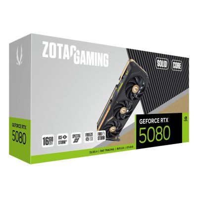 7. Karta graficzna ZOTAC GAMING GeForce RTX 5080 SOLID CORE 16GB