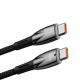 2. Kabel Baseus CADH000701 USB-C - USB-C PD 100W 5A 480Mb/s 1m - czarny